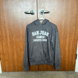 Gray San Juan Puerto Rico Hoodie